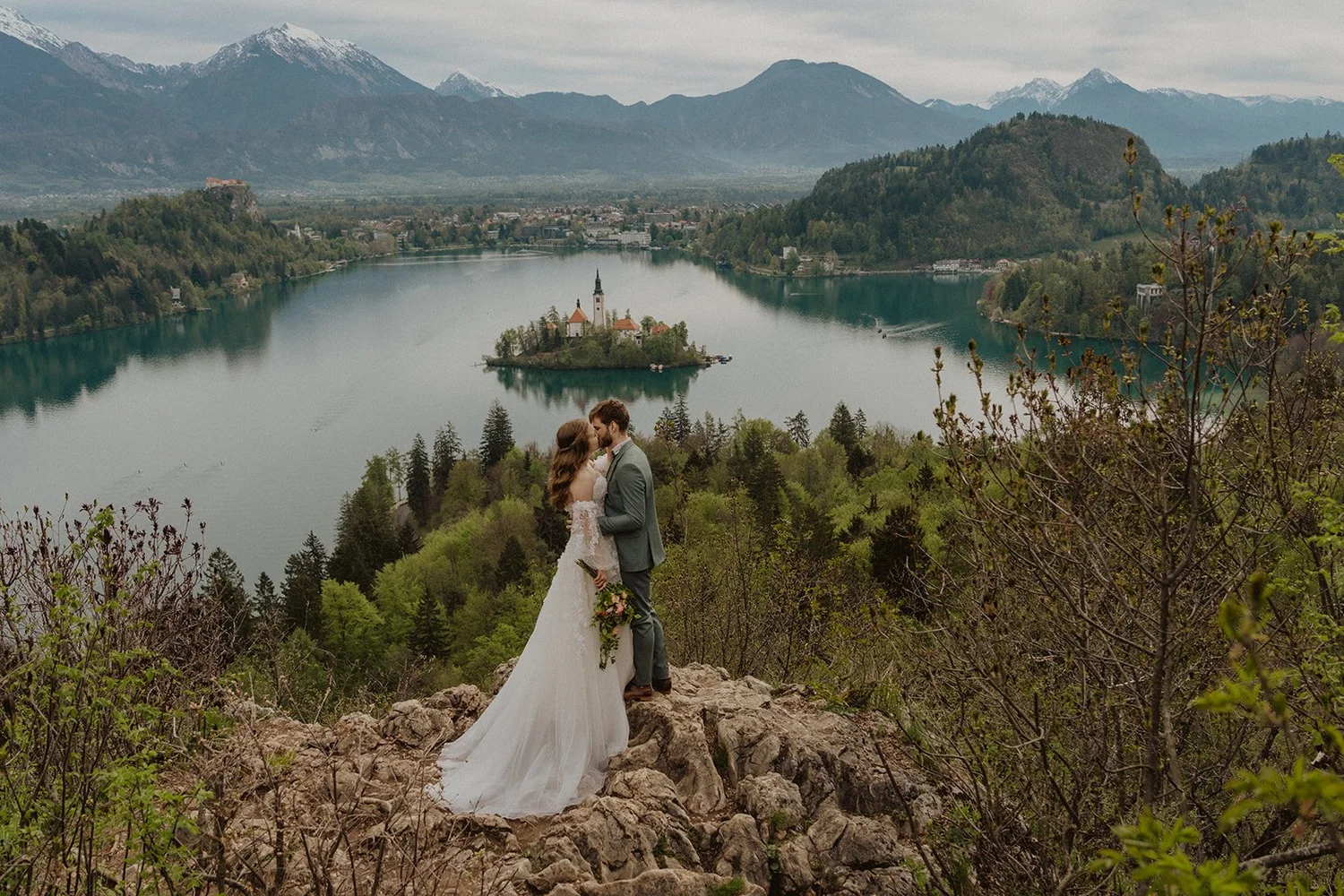 Slovenia Lake Bled Elopement Package