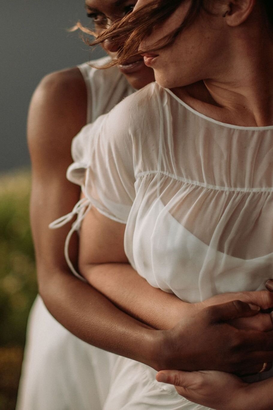 Same-sex Elopement Photoshoot in Santorini, Greece