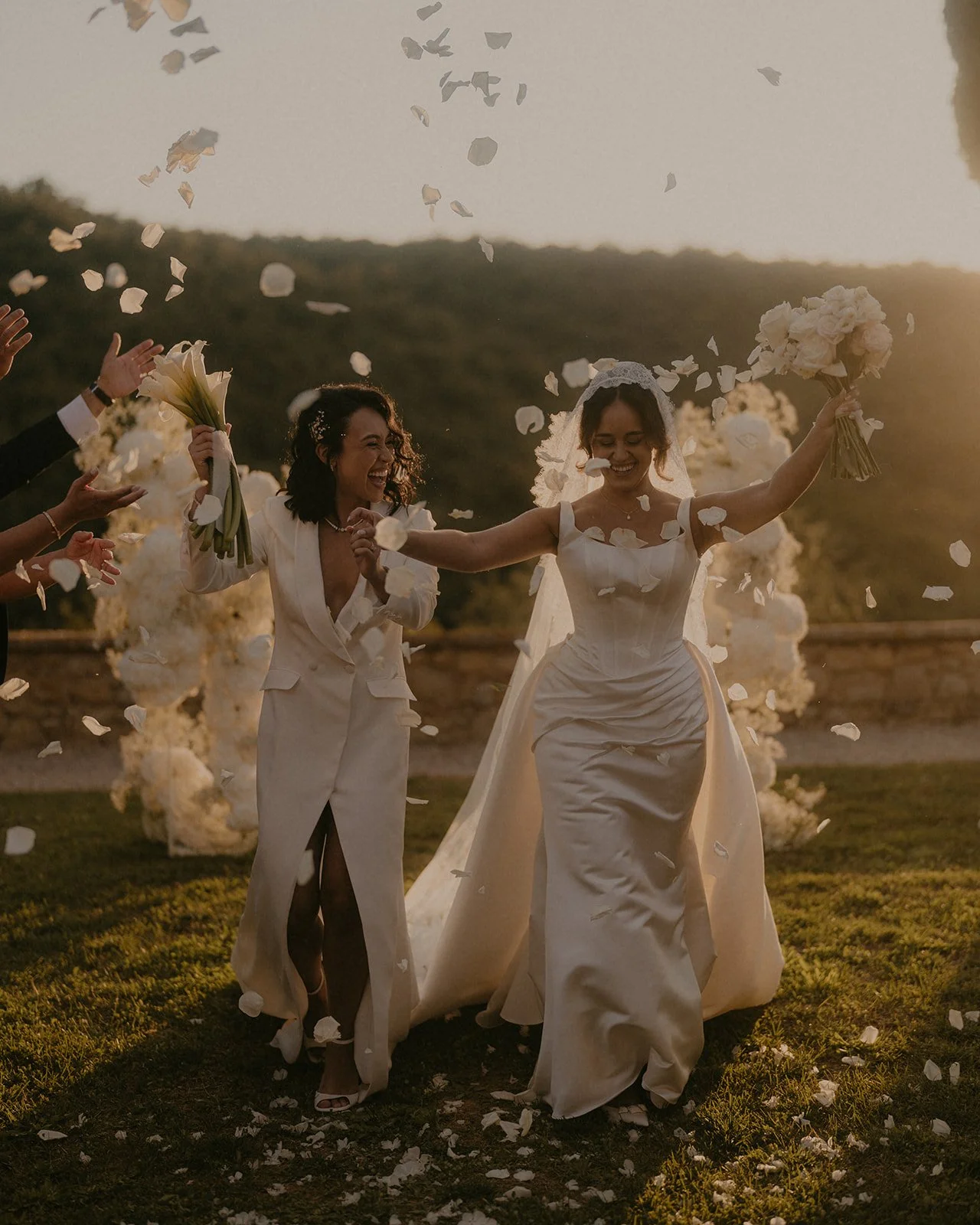 Esther and Stephanie elopement in Tuscany, Italy