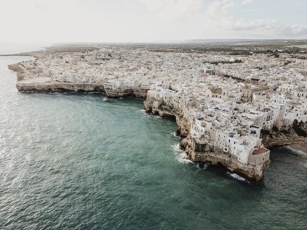 Ocean Coast of Puglia in Italy