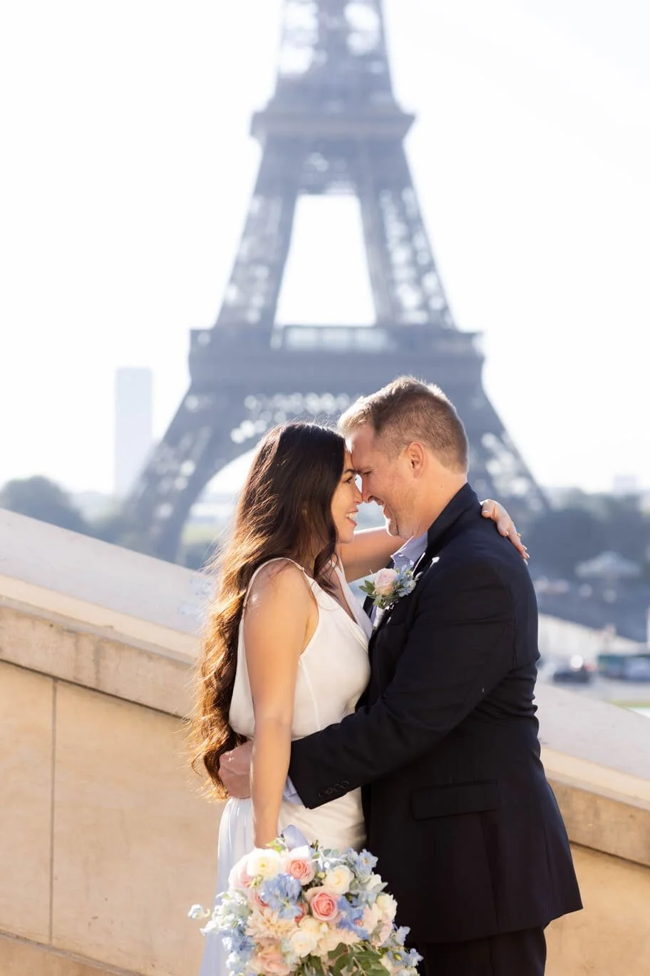 elopement wedding in paris, france