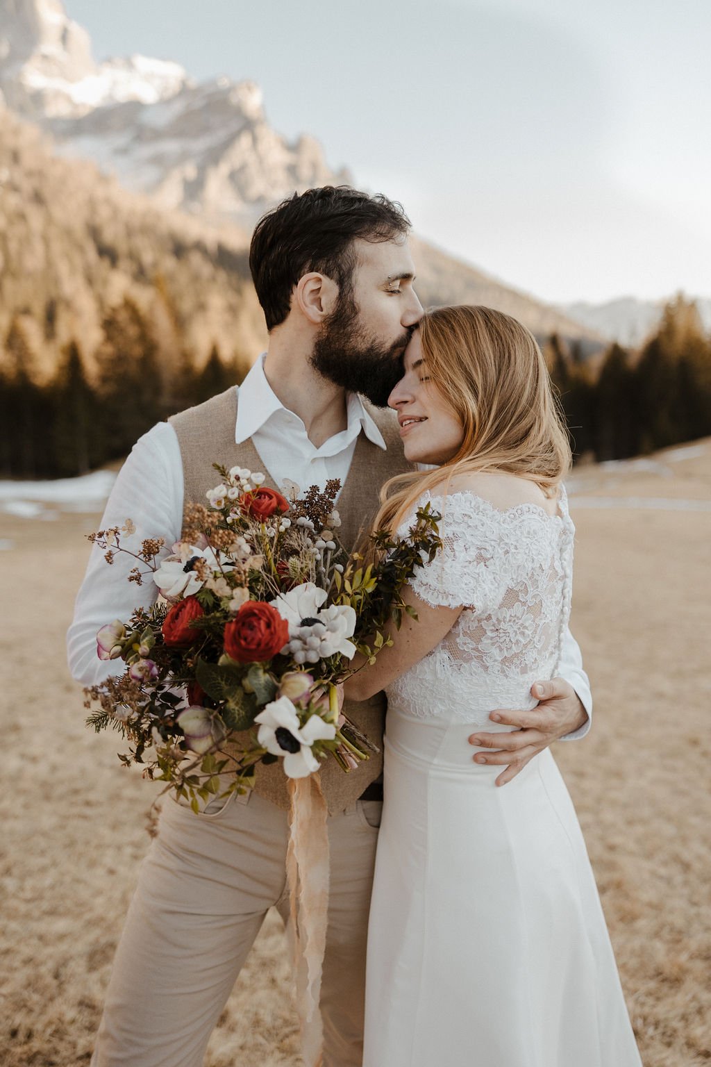 Stunning Italian Elopement Wedding in the Mountains